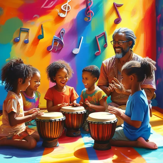 ดนตรีกับสังคมเพื่อน การเล่นดนตรีร่วมกันช่วยให้เด็กเรียนรู้การฟัง การรอคอย และการทำงานเป็นทีม