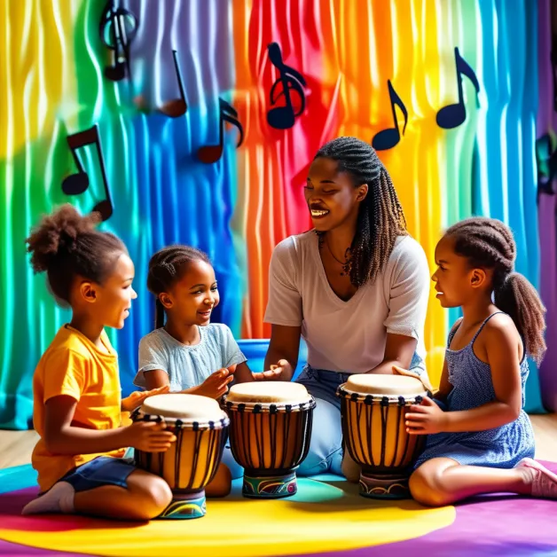 ดนตรีกับสังคมเพื่อน การเล่นดนตรีเป็นกลุ่มช่วยให้เด็กเรียนรู้การฟัง การรอคอย และการอยู่ร่วมกับผู้อื่น