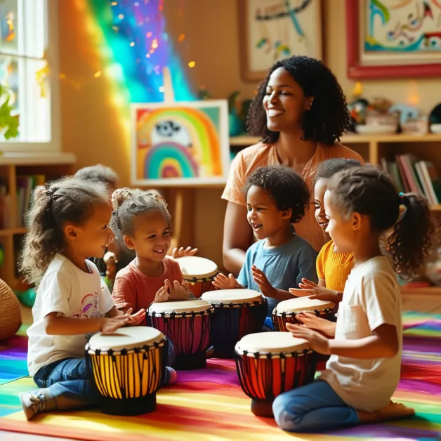 ดนตรีกับสังคมเพื่อน การเล่นดนตรีร่วมกันช่วยให้เด็กเรียนรู้การฟัง การทำงานเป็นทีม และการอยู่ร่วมกับผู้อื่น